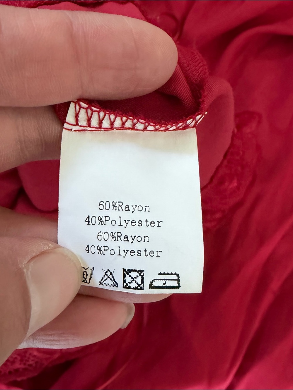 Scarlet Darkness red victorean peasant blouse sz XL - Picture 8 of 8